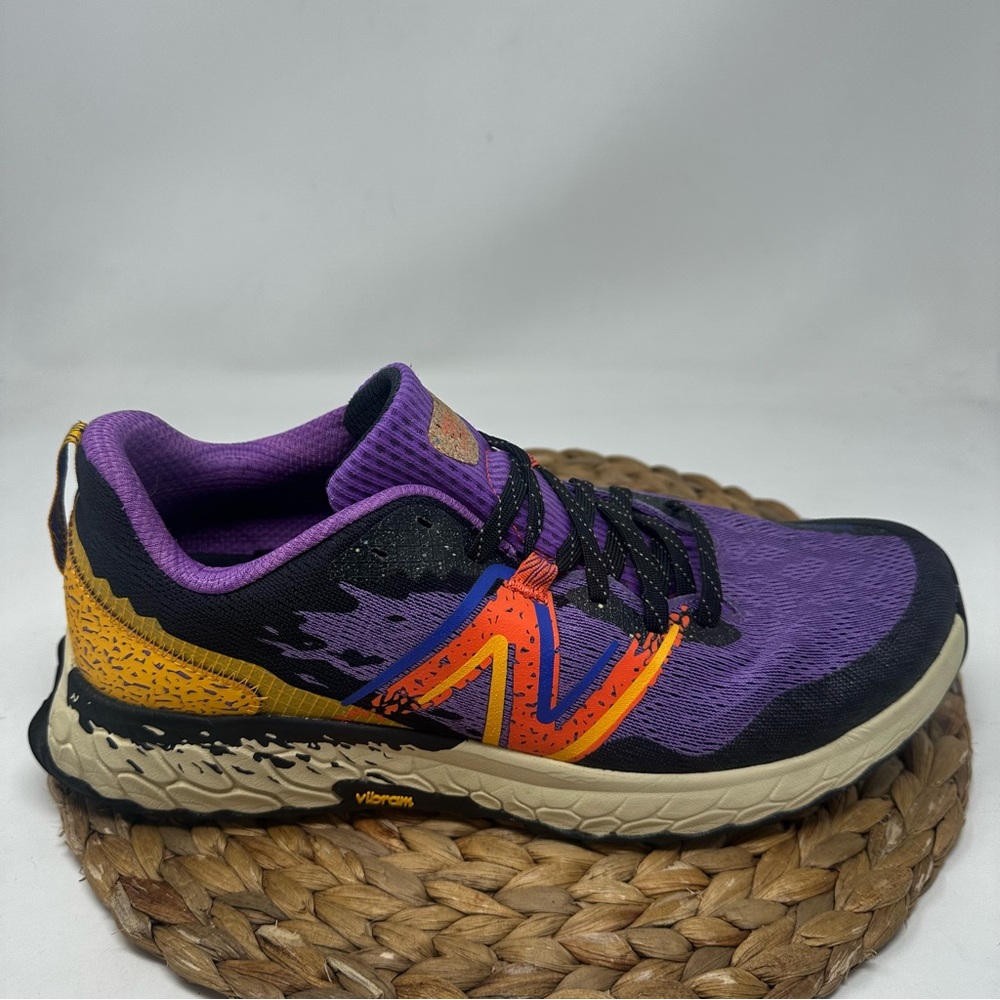 New Balance Purple Black Orange Yellow Athletic Shoes 12.5 2E